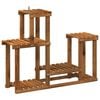 vidaXL Supporto per piante Naturale 90 x 25 x 73 cm