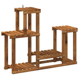 vidaXL Supporto per piante Naturale 90 x 25 x 73 cm