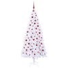 vidaXL Albero di Natale artificiale Bianco 210 cm PVC e Acciaio