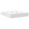 vidaXL Struttura letto con contenitore Bianco 180 cm Legno multistrato