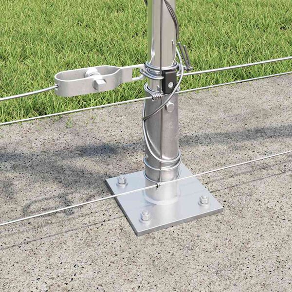 vidaXL Palo della recinzione Zincato 50 x 0,8 m Acciaio