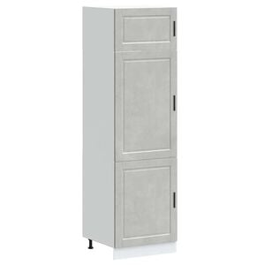 vidaXL Armadio da Cucina Porto Grigio Cemento in Legno Multistrato