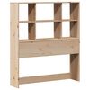 vidaXL Letto Libreria senza Materasso 90x200 cm Legno Massello Pino