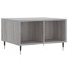 vidaXL Tavolino da Salotto grigio sonoma 60x50x36,5 cm in Multistrato