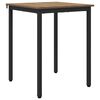vidaXL Tavoli da pranzo 60 x 60 x 75 cm Legno ingegnerizzato Quadrato