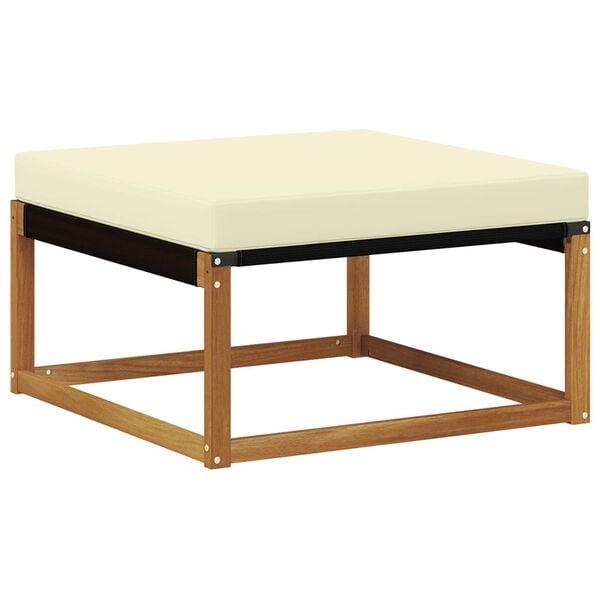 vidaXL Poggiapiedi da Esterno Legno di Acacia Massello Naturale