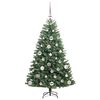 vidaXL Albero di Natale Artificiale con Rami Pieghevoli Verde 120 cm