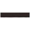 vidaXL Piano Tavolo Marrone 180x40x(2-4) cm Rovere Massello Trattato