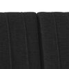 vidaXL Testiera imbottita Nero 200 cm Pino massello