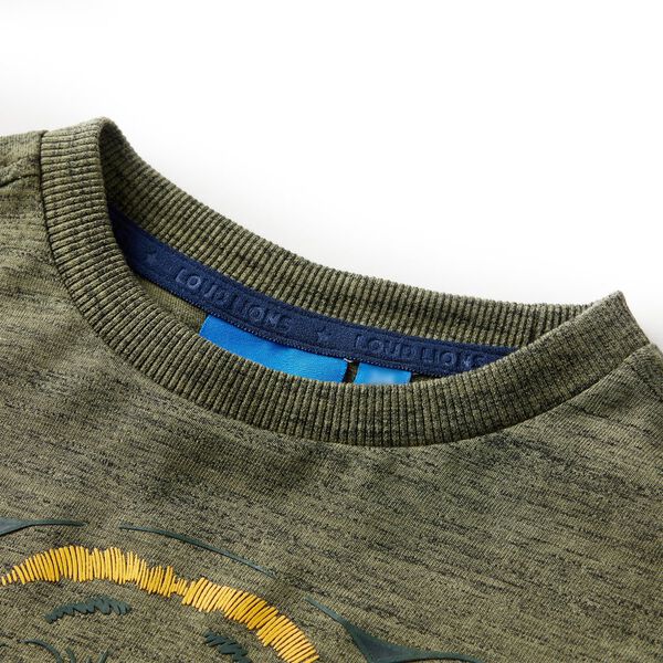 Maglietta da Bambino Maniche Lunghe Cachi M&eacute;lange 116