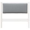 vidaXL Testiera Altro Bianco 90 cm Legno di pino massello