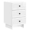 vidaXL Armadio da Notte con cassetto Bianco Lucido 43 x 41 x 66,5 cm