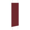 vidaXL Tenda Plissettata Rosso Bordeaux 50x150 cm Larghezza Tessuto