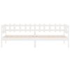 vidaXL Dormeuse senza Materasso Bianca 90x200 cm Legno Massello Pino