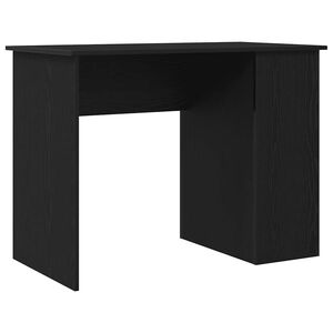 vidaXL Scrivania Rovere Nero 100x55x75 cm in Legno Multistrato