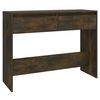 vidaXL Tavolo Consolle Rovere Fumo 100x35x76,5 cm in Truciolato