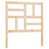 vidaXL Testiera per Letto 106x4x104 cm in Legno Massello di Pino