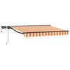 vidaXL Cornice per Tenda Manuale con LED 3,5 x 2,5 m