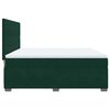 vidaXL Giroletto a Molle con Materasso Verde Scuro 180x200 cm Velluto