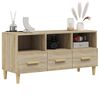 vidaXL Mobile Porta TV Rovere Sonoma 102x36x50 cm Legno Multistrato