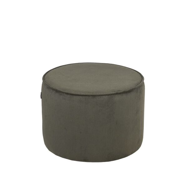 LABEL51 Pouf Tibo 55x55x40 cm Militare a Coste
