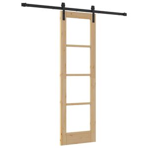 vidaXL Porta scorrevole ORKDAL Naturale 61 x 198,5 cm