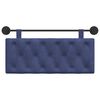 vidaXL Testata appesa Blu Polizia 110 x 55 x 7 cm Velluto