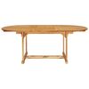 vidaXL Set da Pranzo da Giardino 7 pz in Legno Massello di Teak