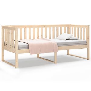 vidaXL Dormeuse senza Materasso 90x200 cm in Legno Massello di Pino