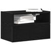 vidaXL Comodini a Muro 2 pz Nero 45x26x28,5 cm