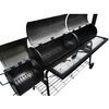 vidaXL Barbecue con Affumicatore Nevada XL Nero