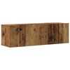 vidaXL Mobili TV a Parete 4 pz Legno Antico in Legno Multistrato