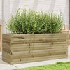 vidaXL Fioriera da Giardino 110x40x45,5 cm in Legno di Pino Impregnato