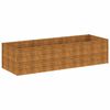 vidaXL Fioriera Rialzata da Giardino 290x100x69 cm in Acciaio Corten