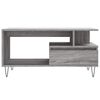 vidaXL Tavolino da Salotto Grigio Sonoma 90x49x45 cm Legno Multistrato