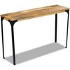 vidaXL Tavolo Consolle in Legno di Mango 120x35x76 cm