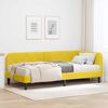 vidaXL Cornice del letto ad angolo Giallo 90 x 200 cm Velluto