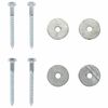 vidaXL Ancora per Terra 6 pcs Argento &Oslash;10 x 60 cm Metallo Galvanizzato