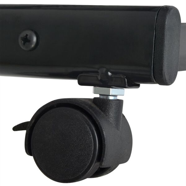 vidaXL Portariviste 47,5x43x133 cm Nero A4