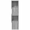 vidaXL Mobile angolare Grigio Sonoma 25,5x25x102cm Legno multistrato