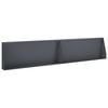 vidaXL Muro di contenimento 2 pz 100 x 12 x 50 cm Acciaio Antracite