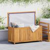 vidaXL Cassa da Giardino 114x50x58 cm in Legno Massello di Teak