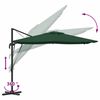 vidaXL Parasol Roma Verde 286 x 284 x 265 cm Alluminio e Poliestere