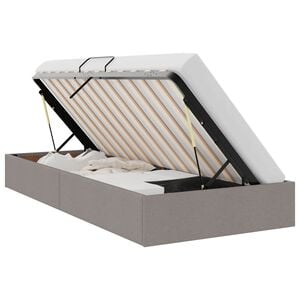 vidaXL Letto ottomano con archiviazione Talpa 90 x 190 cm Tessuto