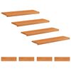 vidaXL Tappeti per scale 8 pz 100 x 30 x 2 cm Marrone Chiaro