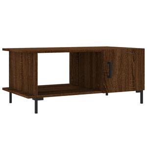 vidaXL Tavolino da Salotto Rovere Marrone 90x50x40cm Legno Multistrato