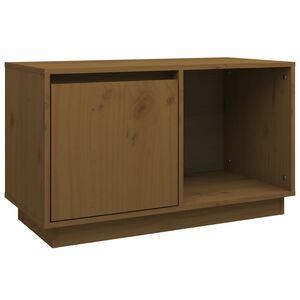 vidaXL Mobile TV Ambra 74x35x44 cm in Legno Massello di Pino