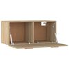 vidaXL Mobile Parete Rovere Sonoma 80x35x36,5cm Legno Multistrato