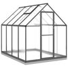 vidaXL Telaio Serra con Base Antracite 224x169x202 cm in Alluminio