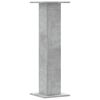 vidaXL Supporti per Piante 2 pz Grigio Cemento 30x30x95 cm Truciolato